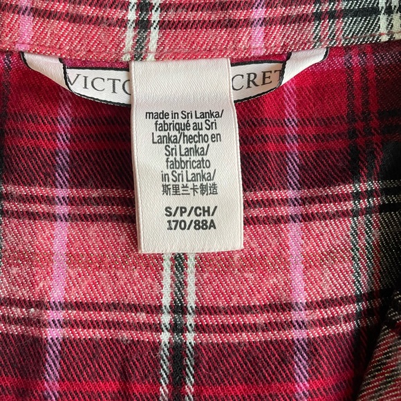 Victorias’s Secret 2pc Plaid Pajama Set Long Sleeve Button Down and Pants - Picture 12 of 15